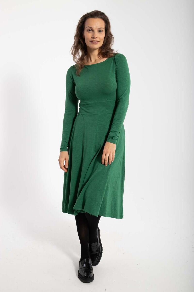 ORGANIC - Danesigrid Viscose Dress Warm Khaki