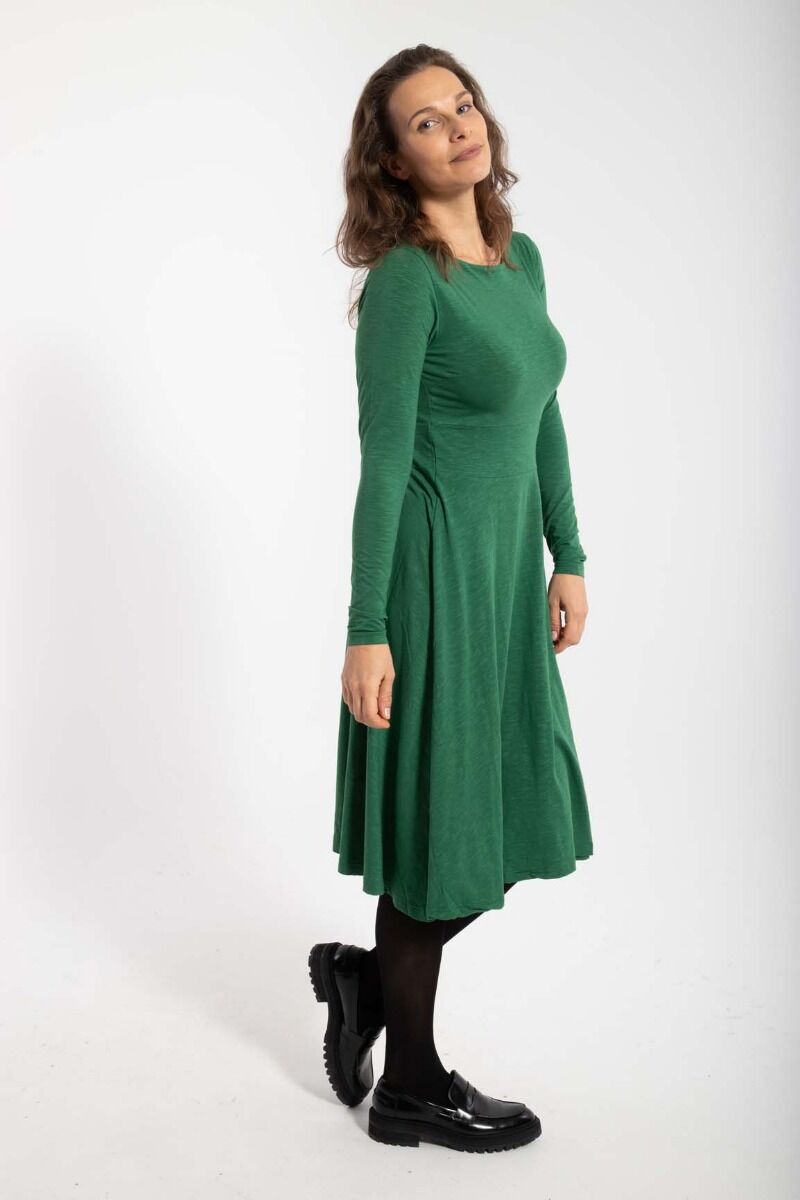 ORGANIC - Danesigrid Viscose Dress Warm Khaki