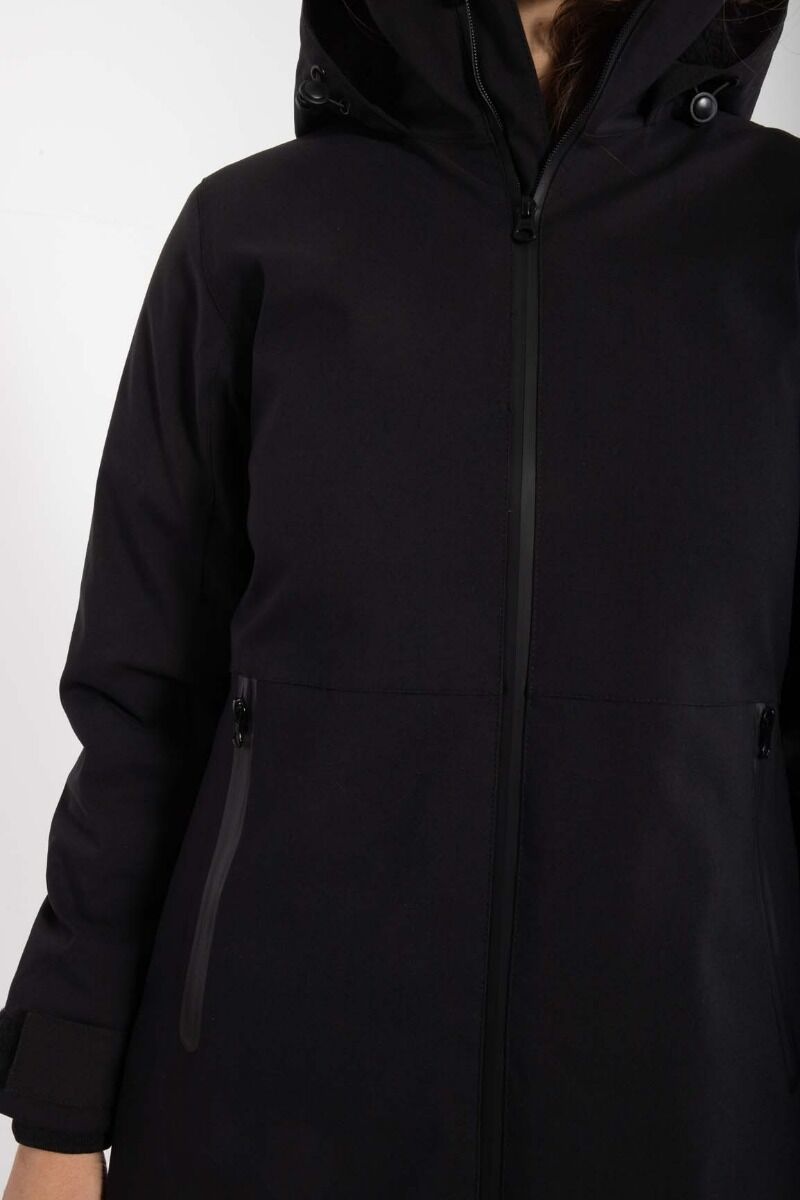 Danesandur Winter Coat Black