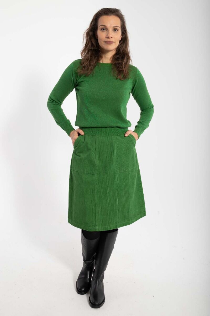 Danemaren Cord Skirt Fall Jungle