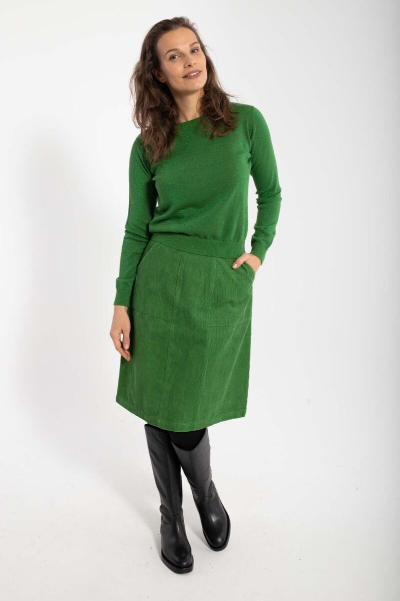 Danepearly Glitter Sweater Fall Jungle w. Green Glitter