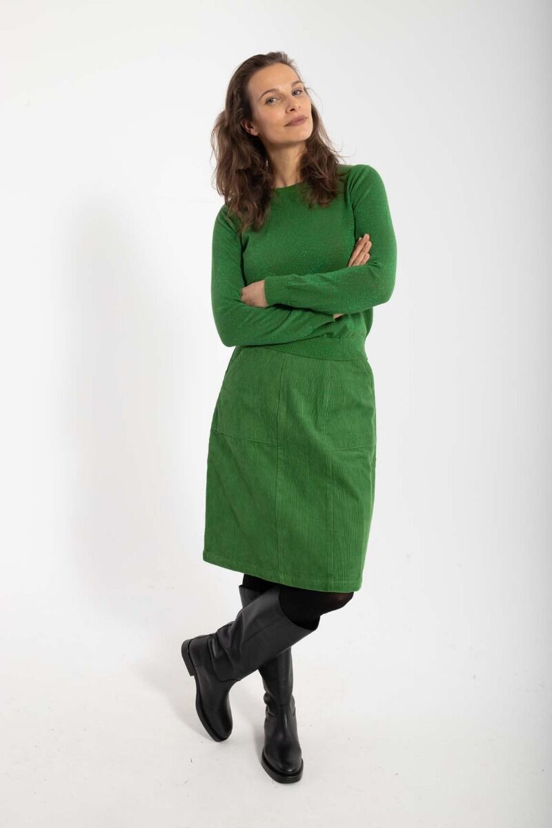 Danepearly Glitter Sweater Fall Jungle w. Green Glitter