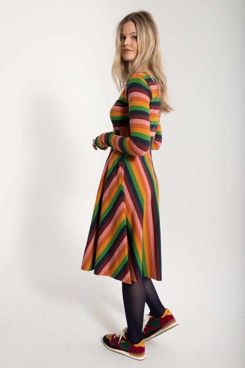 Danesigrid Cotton Dress Svampe Stripe