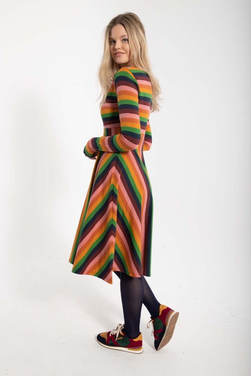 Danesigrid Cotton Dress Svampe Stripe