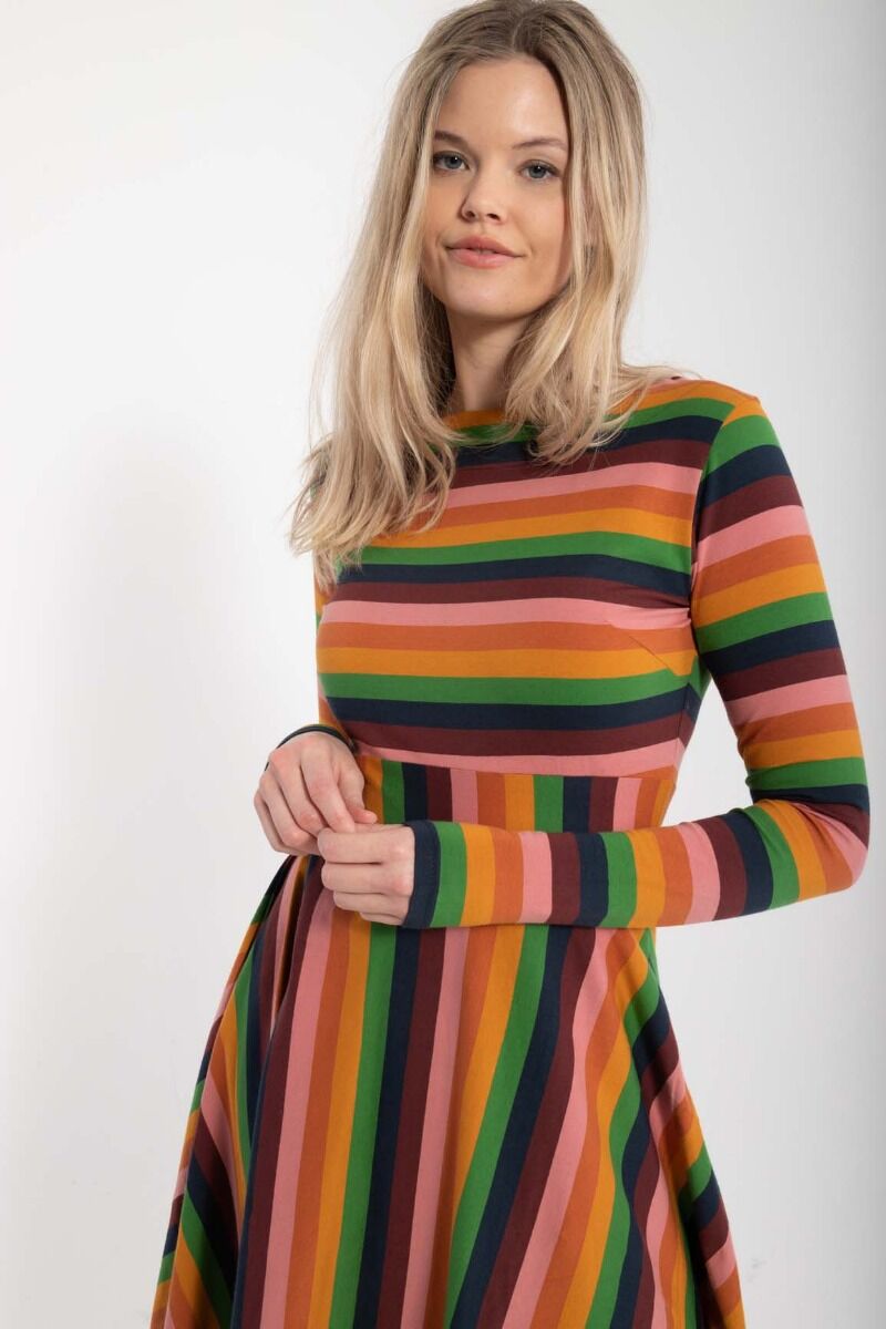 Danesigrid Cotton Dress Svampe Stripe