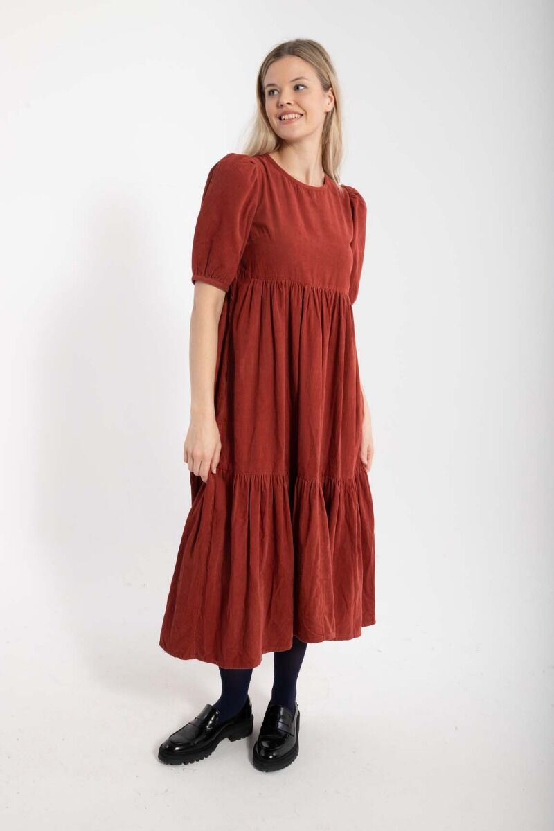 Danejuli Cord Dress Old Rose