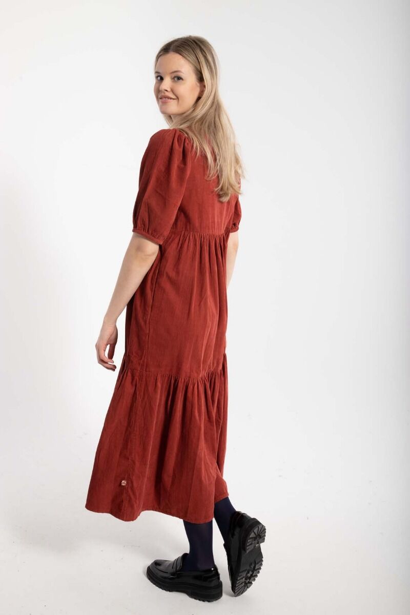 Danejuli Cord Dress Old Rose