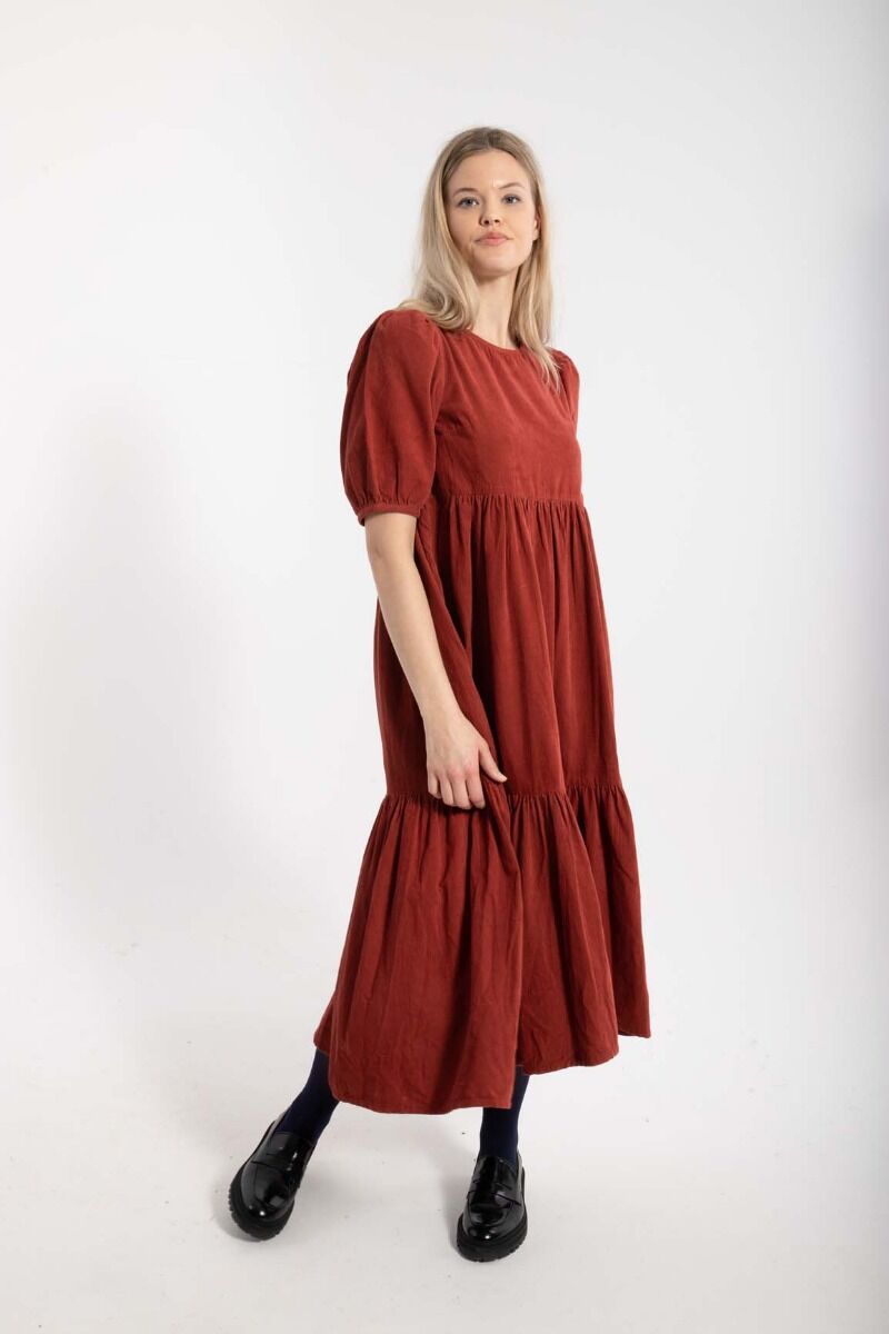 Danejuli Cord Dress Old Rose