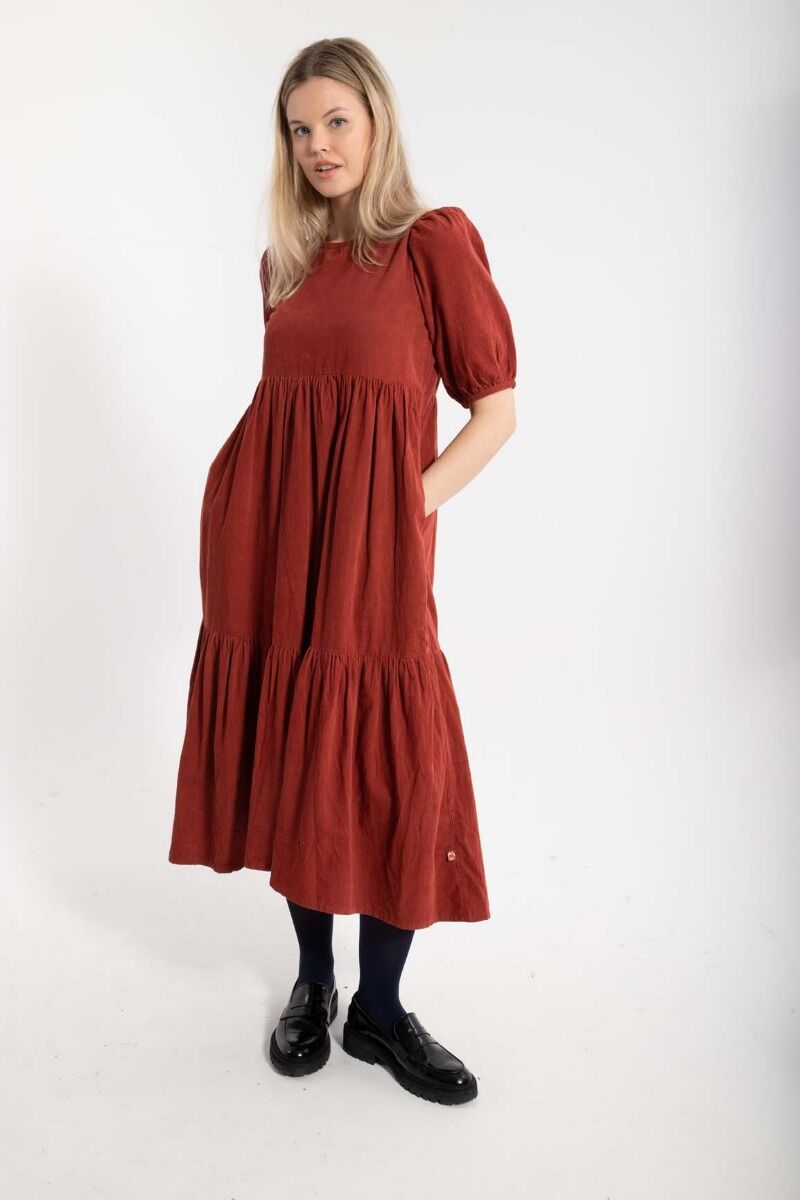 Danejuli Cord Dress Old Rose