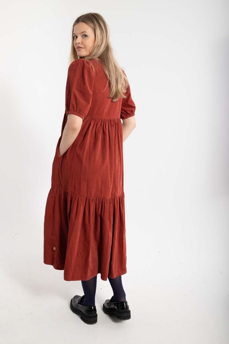 Danejuli Cord Dress Old Rose