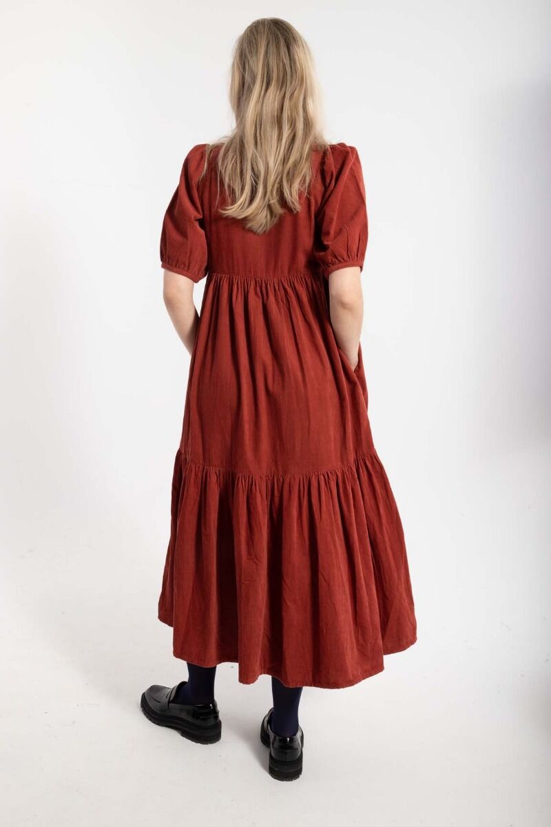 Danejuli Cord Dress Old Rose