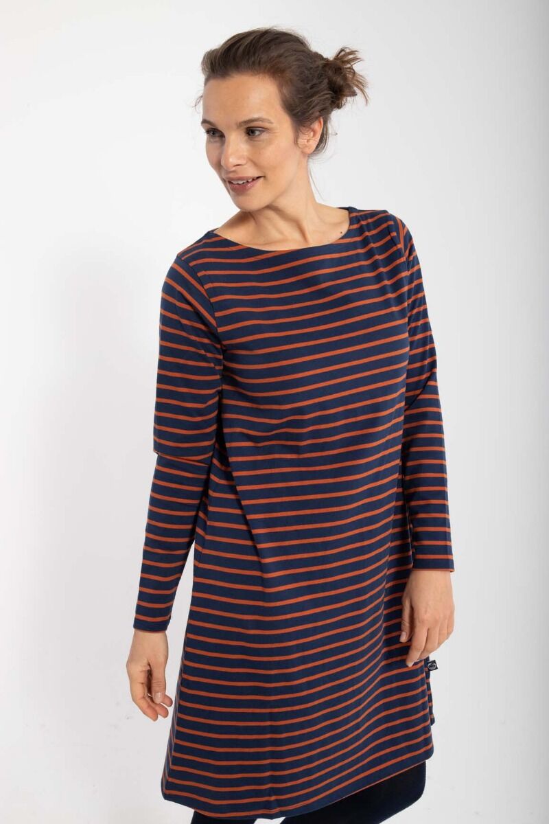 Danenassau Dress Marine/Brick