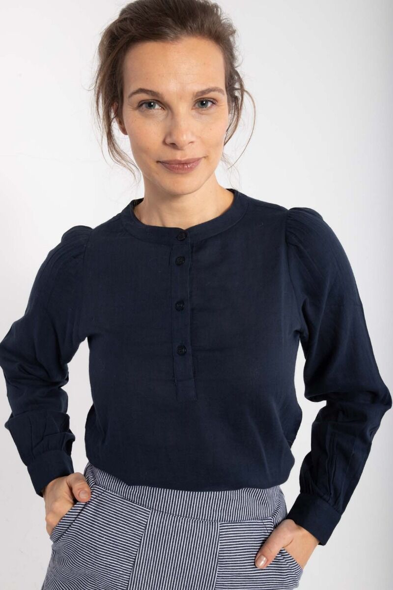 Danesanna Cloth Shirt Dk Navy