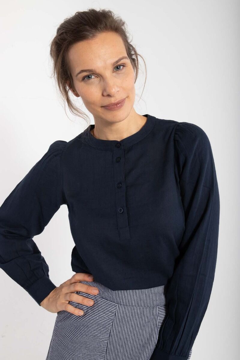 Danesanna Cloth Shirt Dk Navy