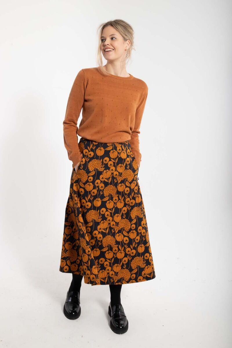 Danepearly Hole Knit Sweater Occer