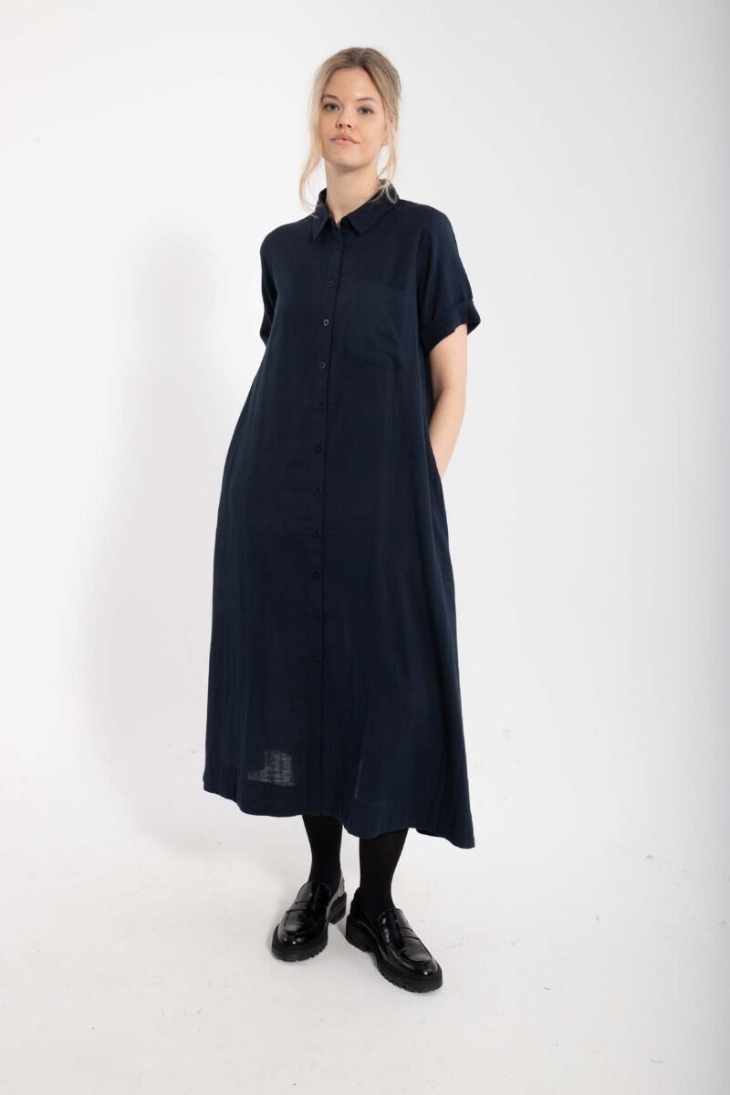 Danapril SS Dress Dk Navy