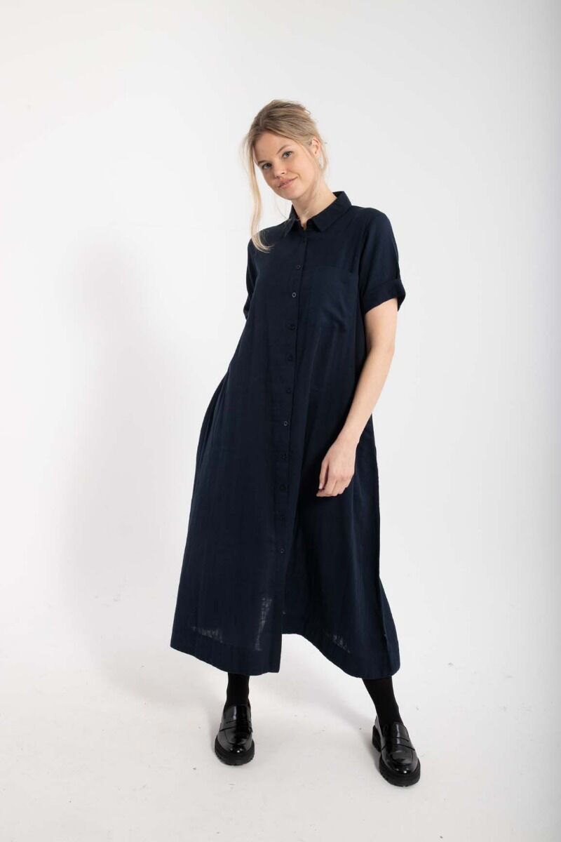 Danapril SS Dress Dk Navy