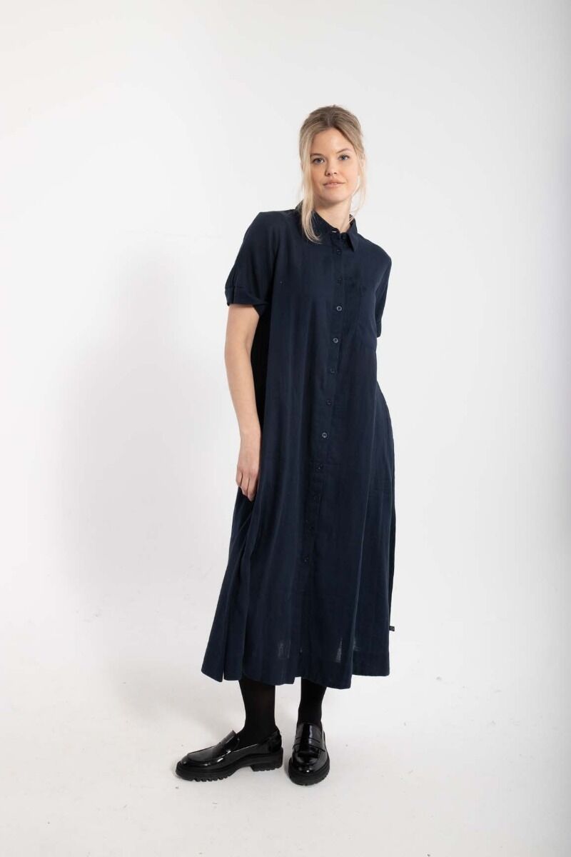 Danapril SS Dress Dk Navy
