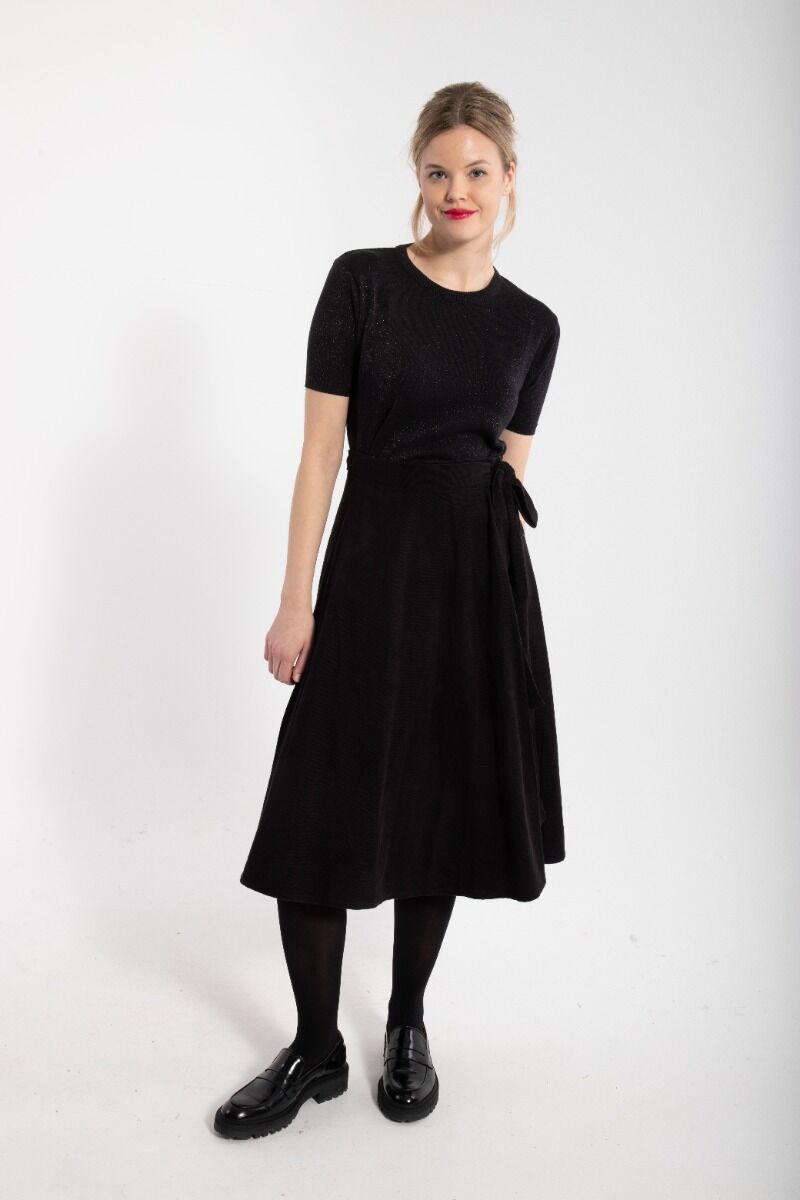 Danemikkelsen Cord Skirt Black