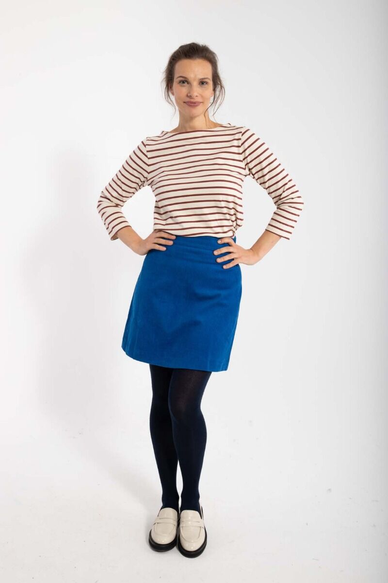 Danelondon Cord Skirt Blue