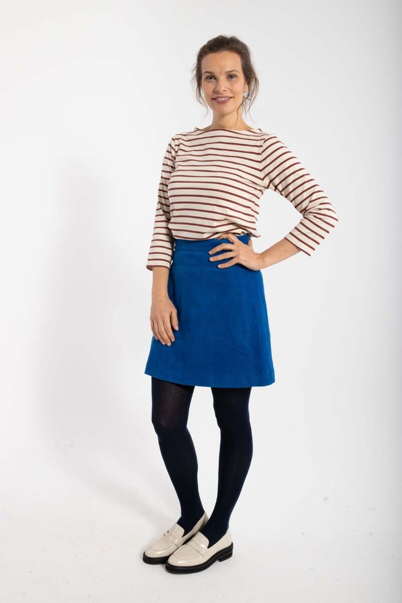 Danelondon Cord Skirt Blue