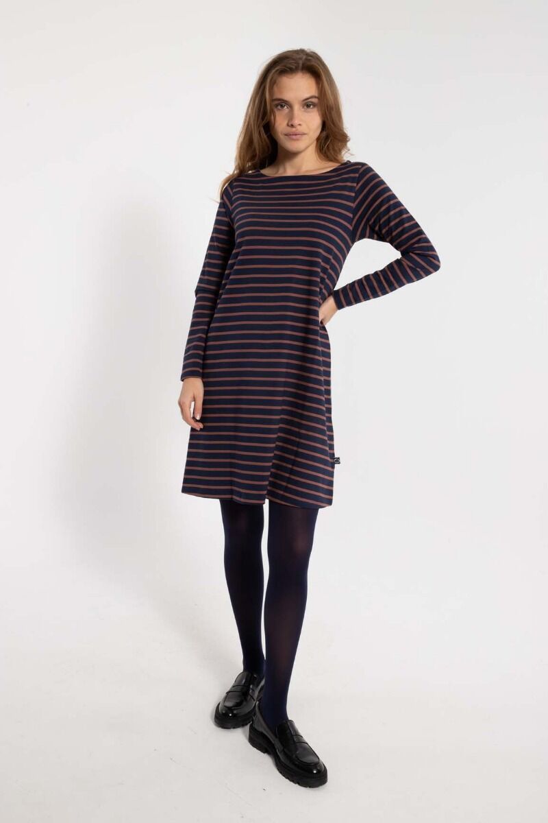 Danenassau Dress Dk Navy/Beige Rose