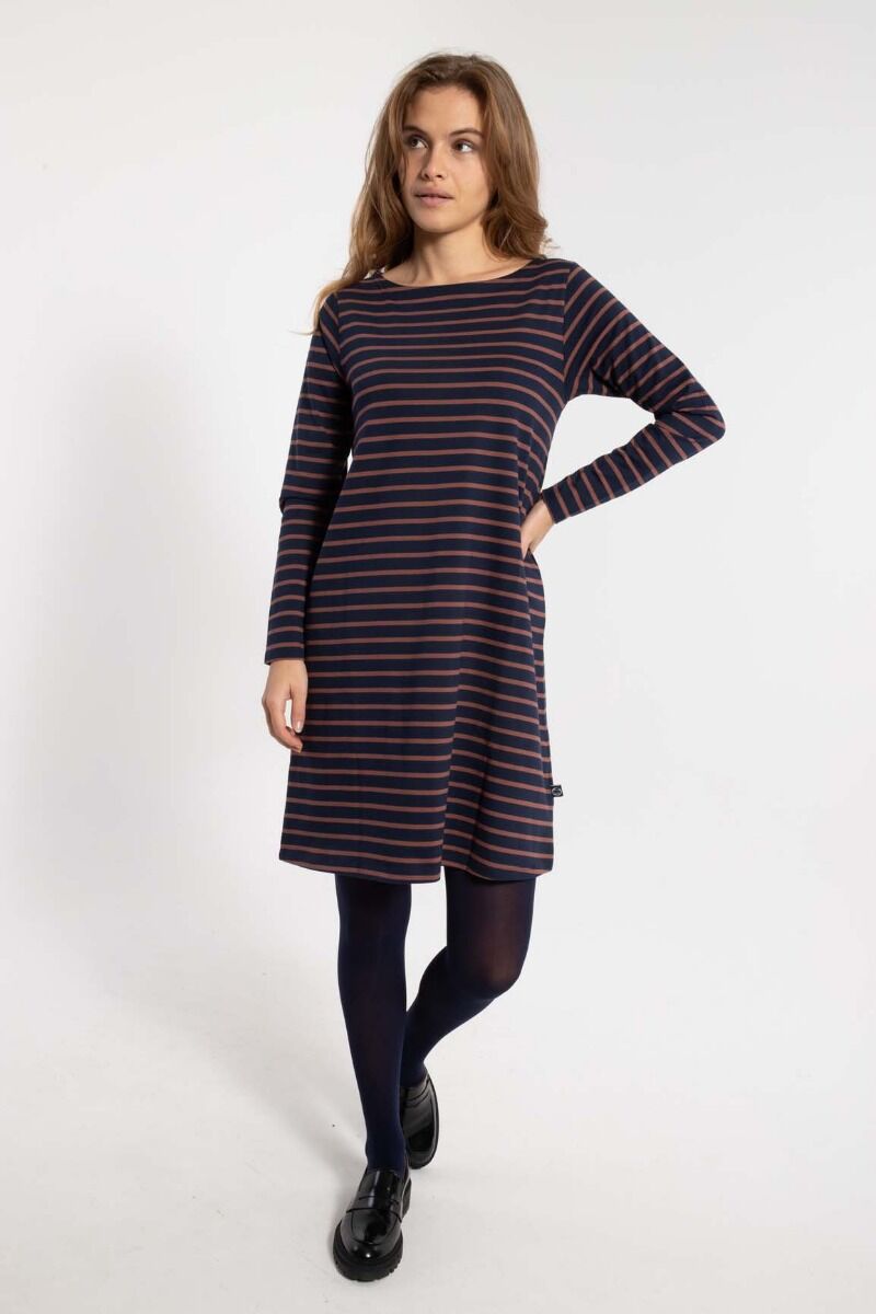 Danenassau Dress Dk Navy/Beige Rose