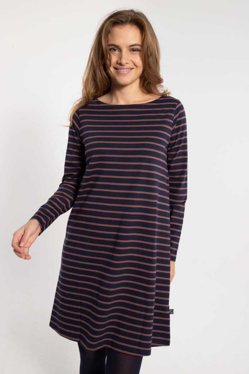 Danenassau Dress Dk Navy/Beige Rose