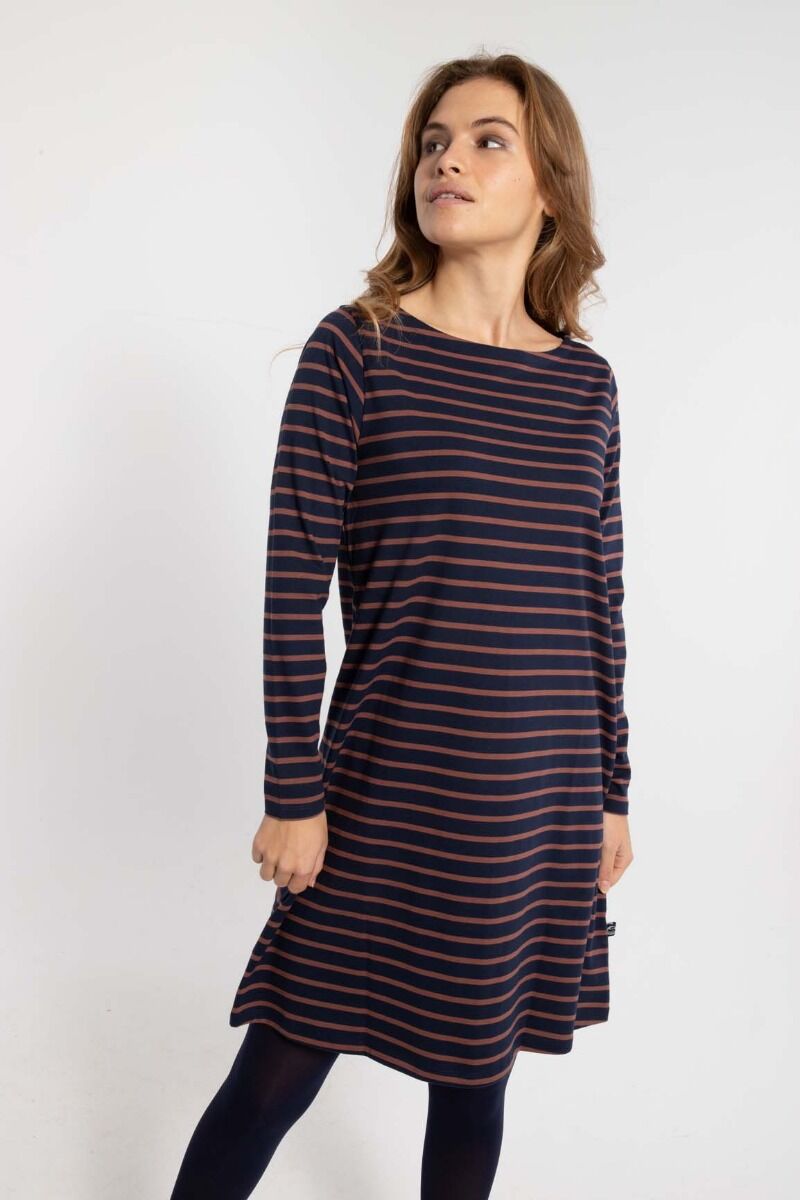 Danenassau Dress Dk Navy/Beige Rose