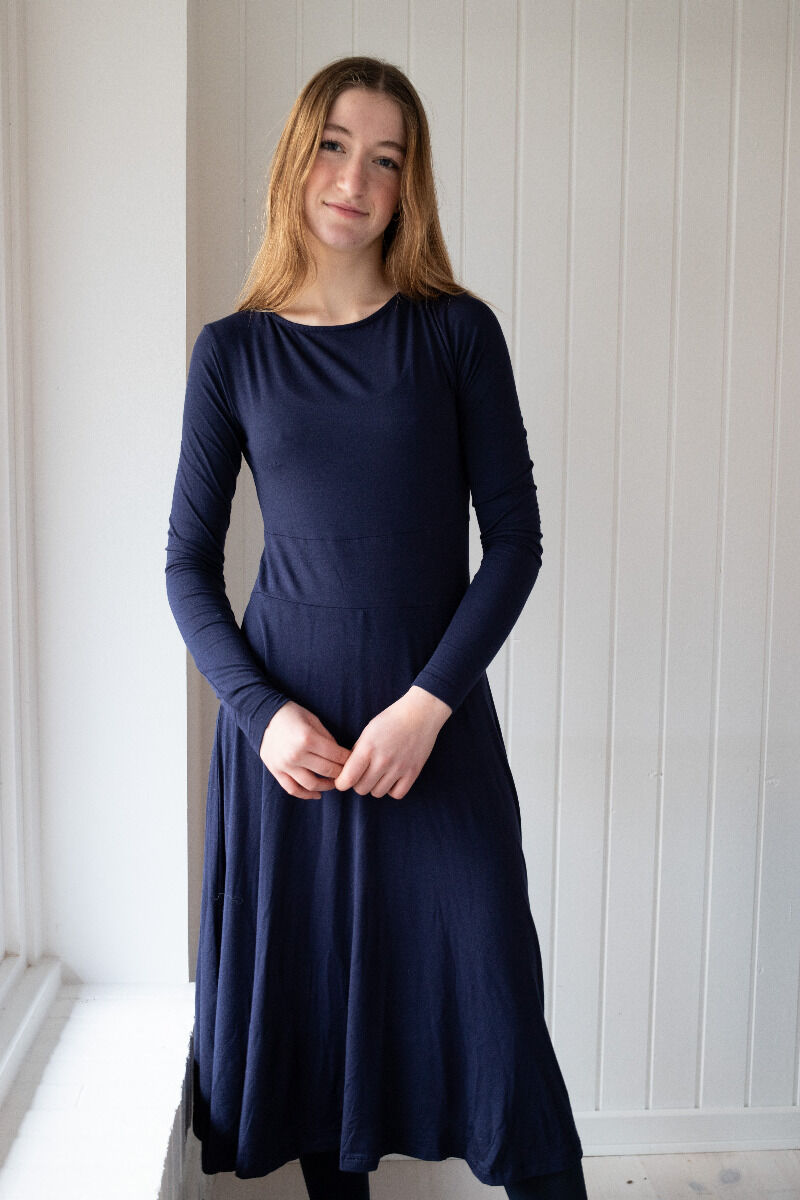 ESS - Danesigrid Wool Dress Dk Navy