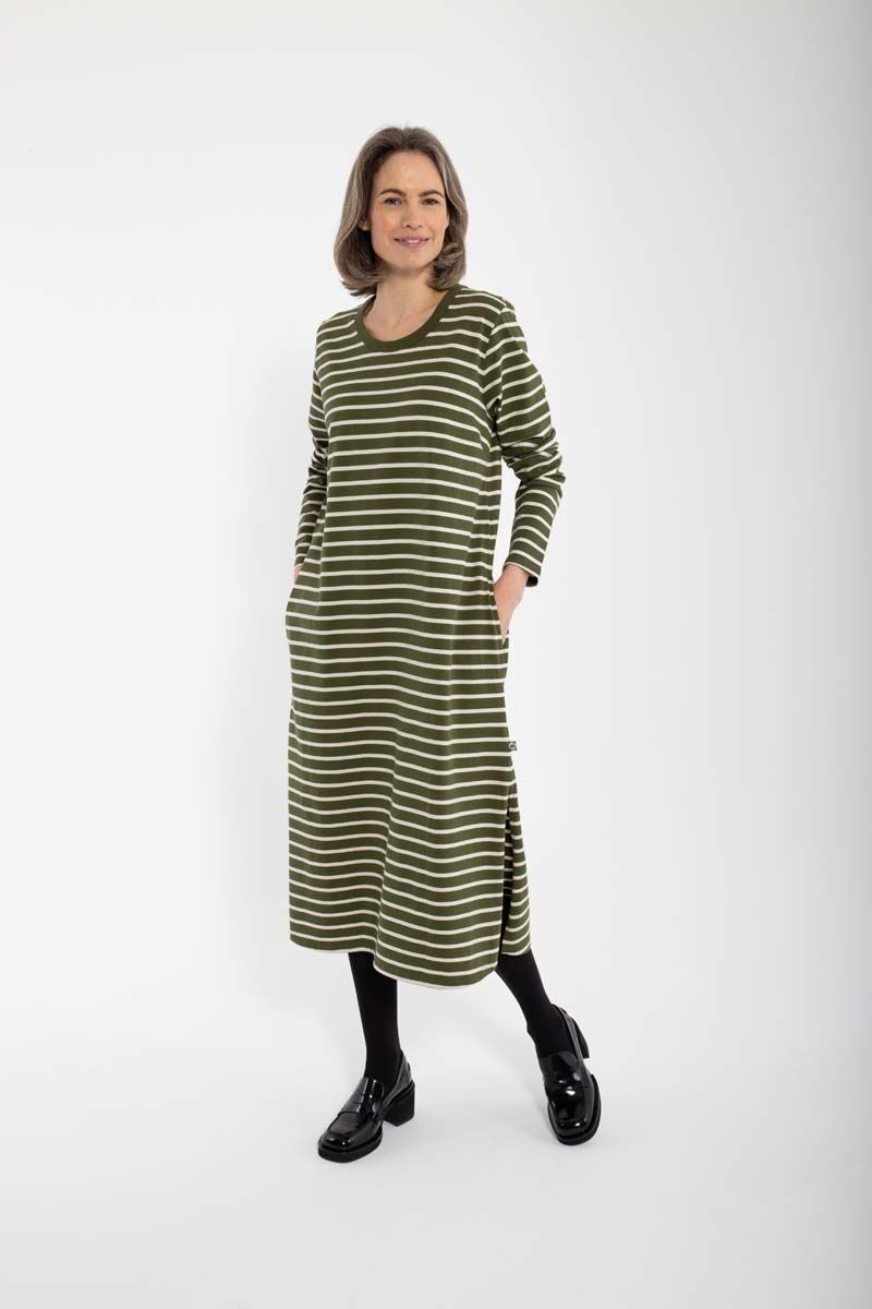 Danelea Dress Army/Chalk