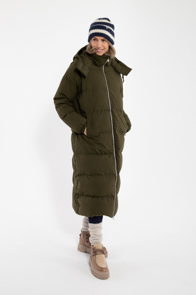 Danepuffin Down Winter Coat Warm Khaki