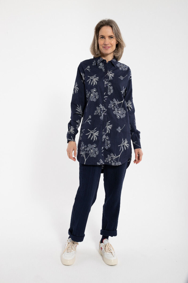 Danetulip Poplin Tunika Dk Navy/Chalk HEMLOCK