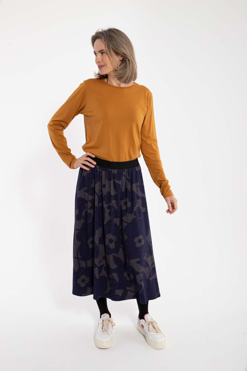 ORGANIC - Danechichi skirt Grey Marine BLOOM BOOM