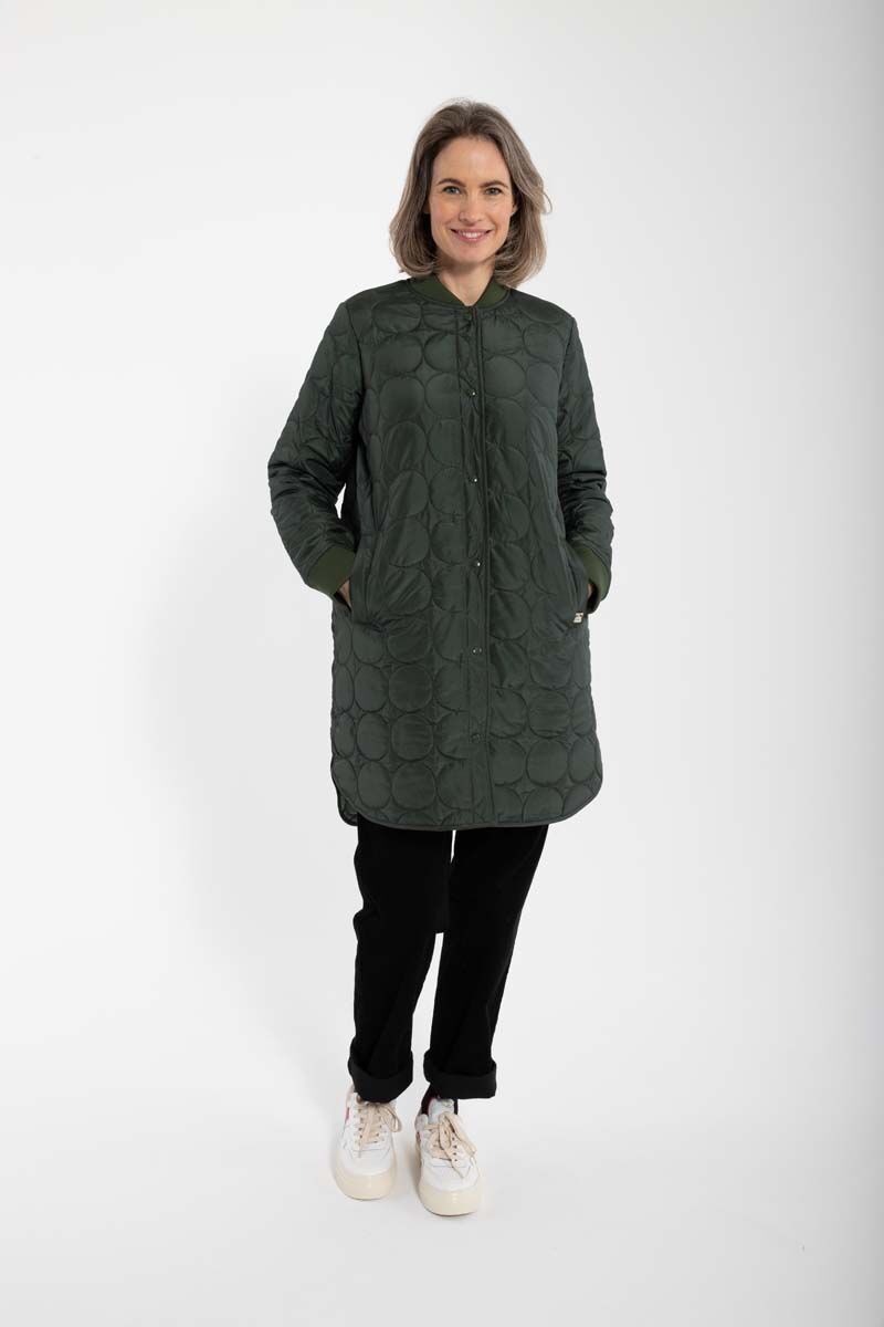 Danyesplease Thermo Coat Dark Army