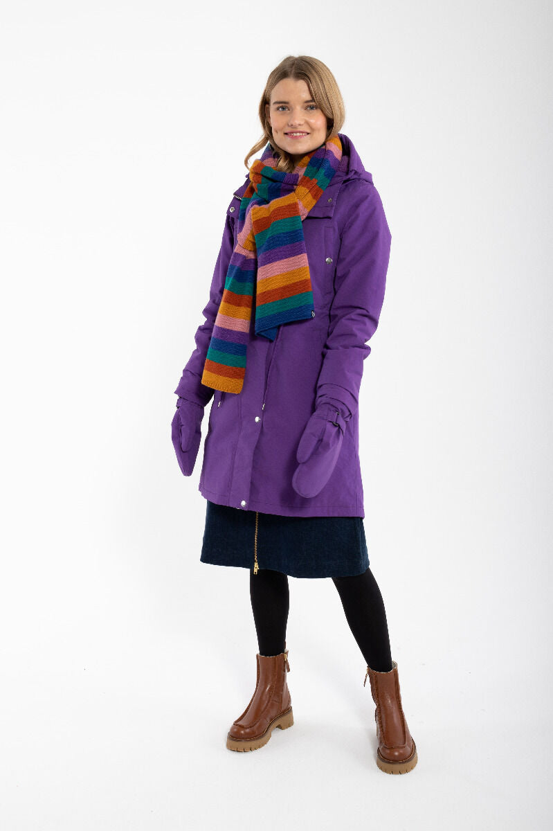 Danenora Winter Parka Purple
