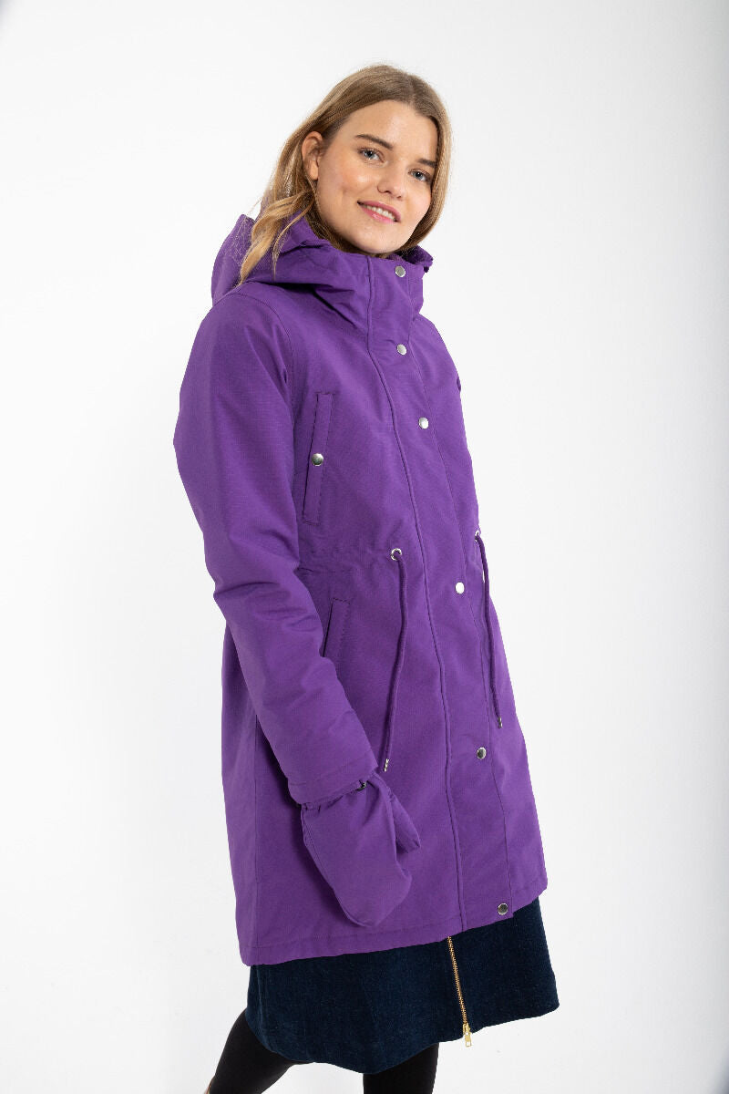 Danenora Winter Parka Purple