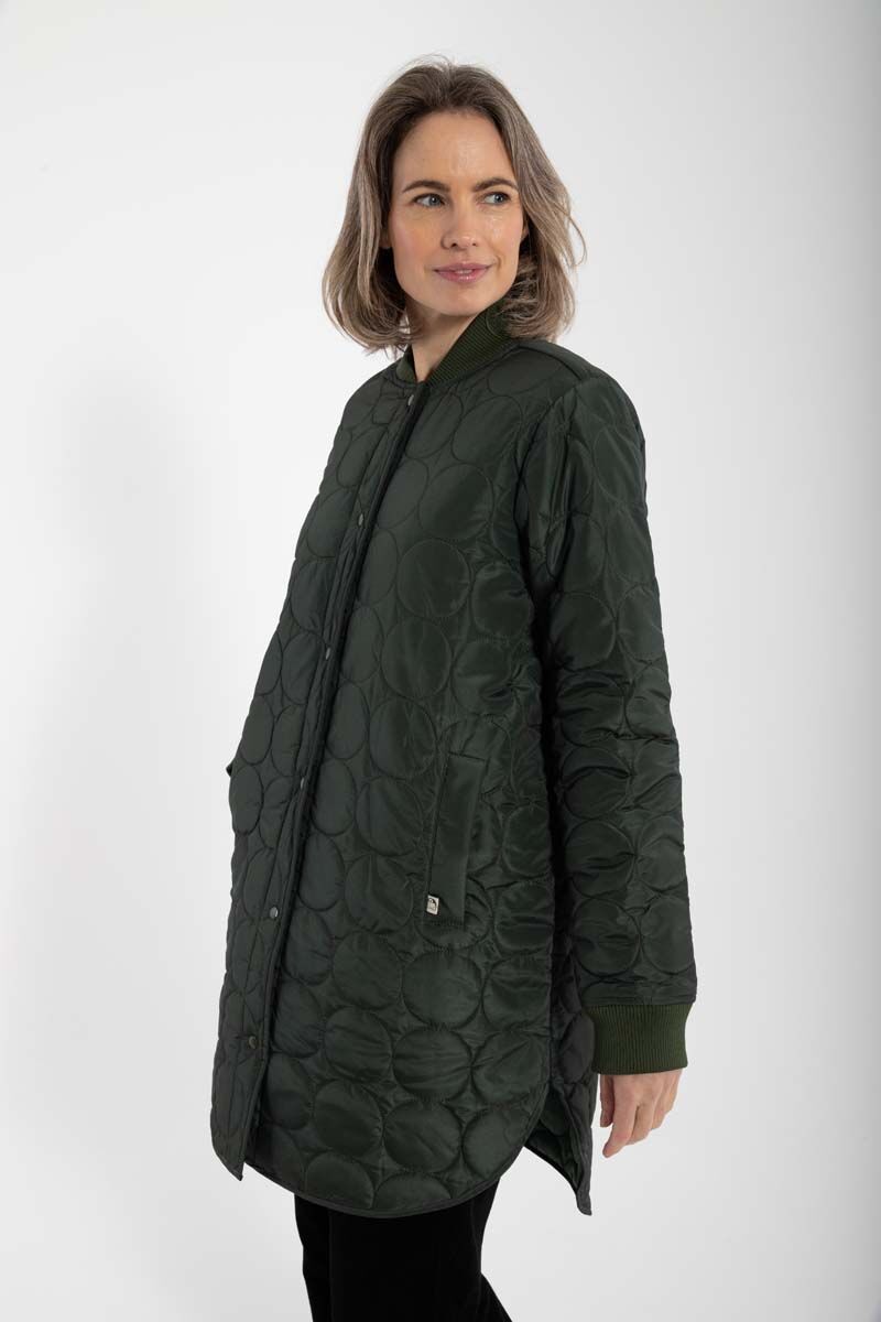 Danyesplease Thermo Coat Dark Army