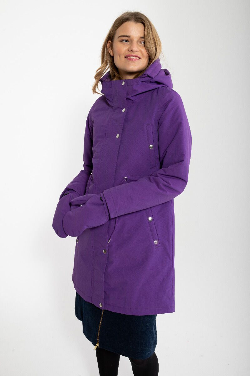 Danenora Winter Parka Purple