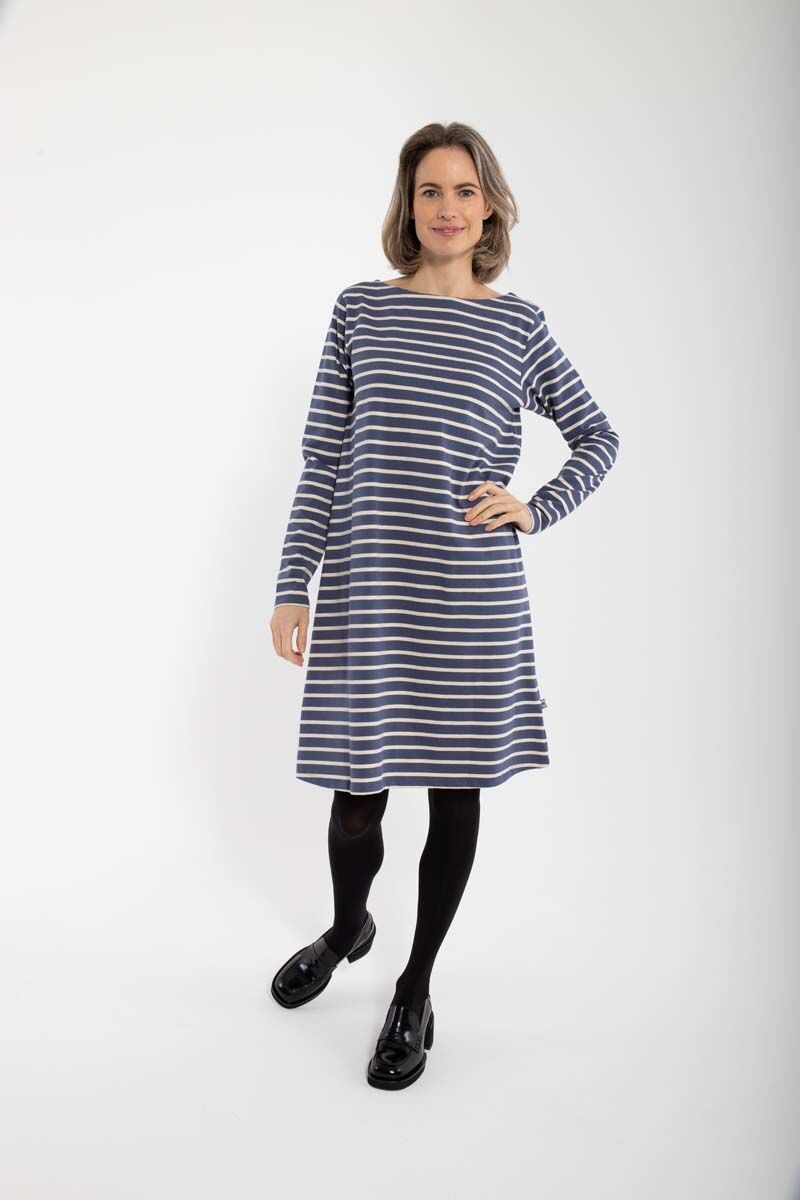 Danenassau Dress Grey Marine/Chalk