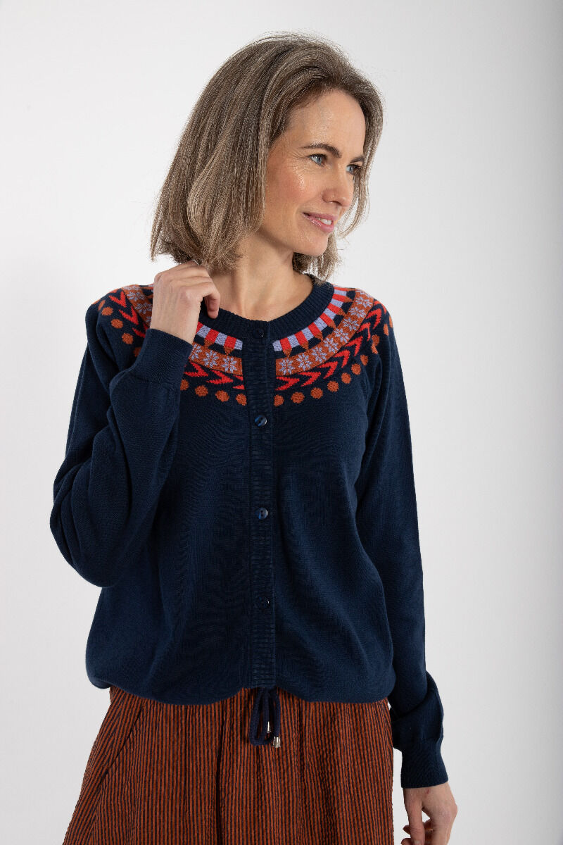 Danejolly Cardigan Dark Navy