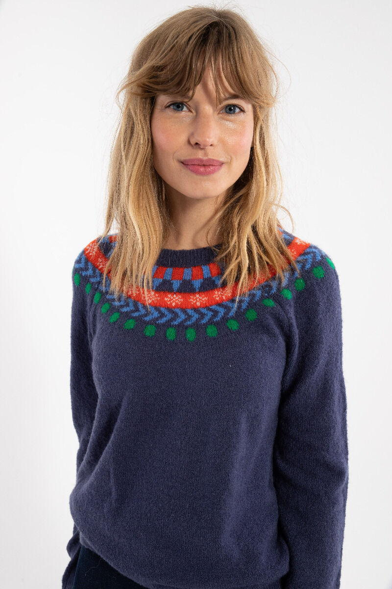 Danemerry Light Wool Sweater Grey Marine