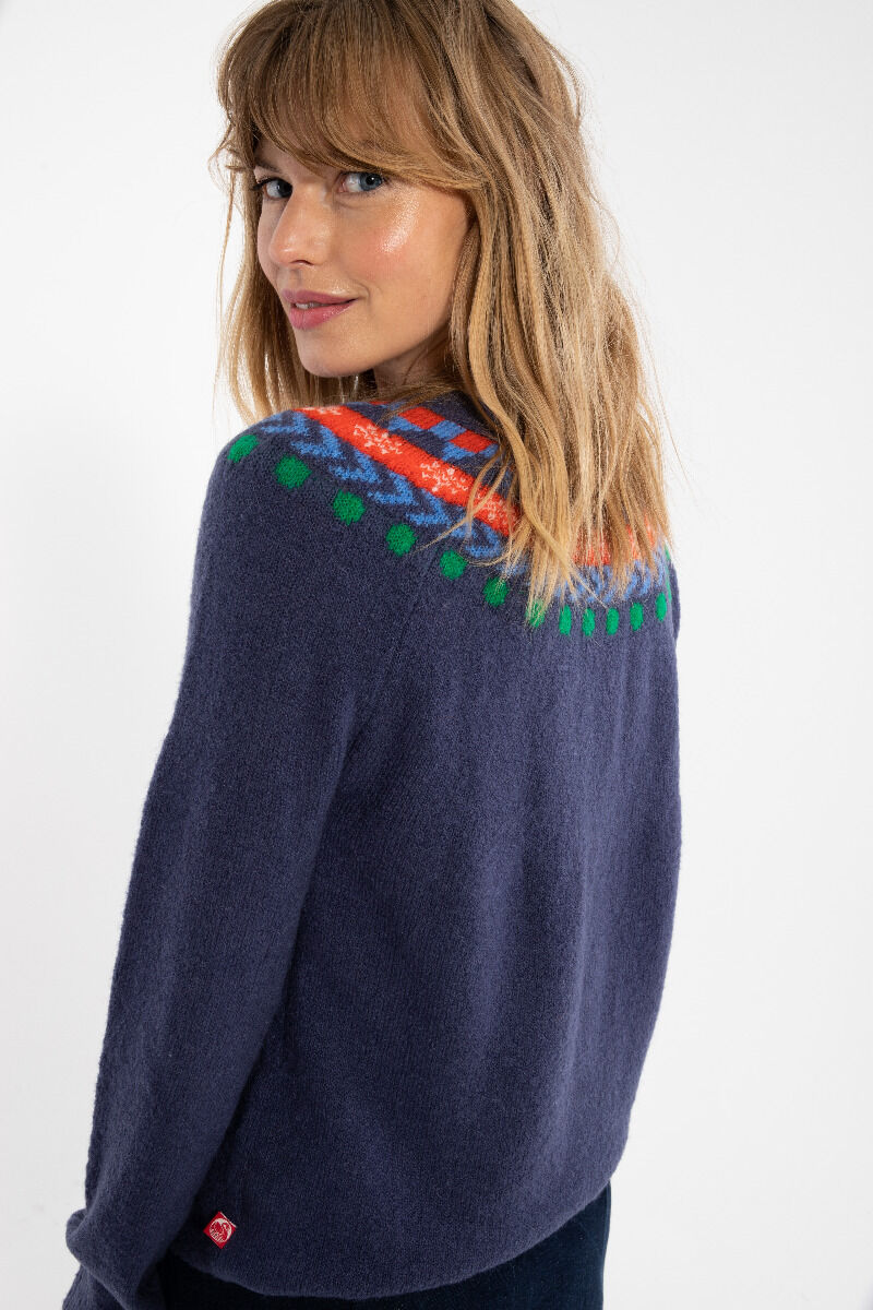 Danemerry Light Wool Sweater Grey Marine