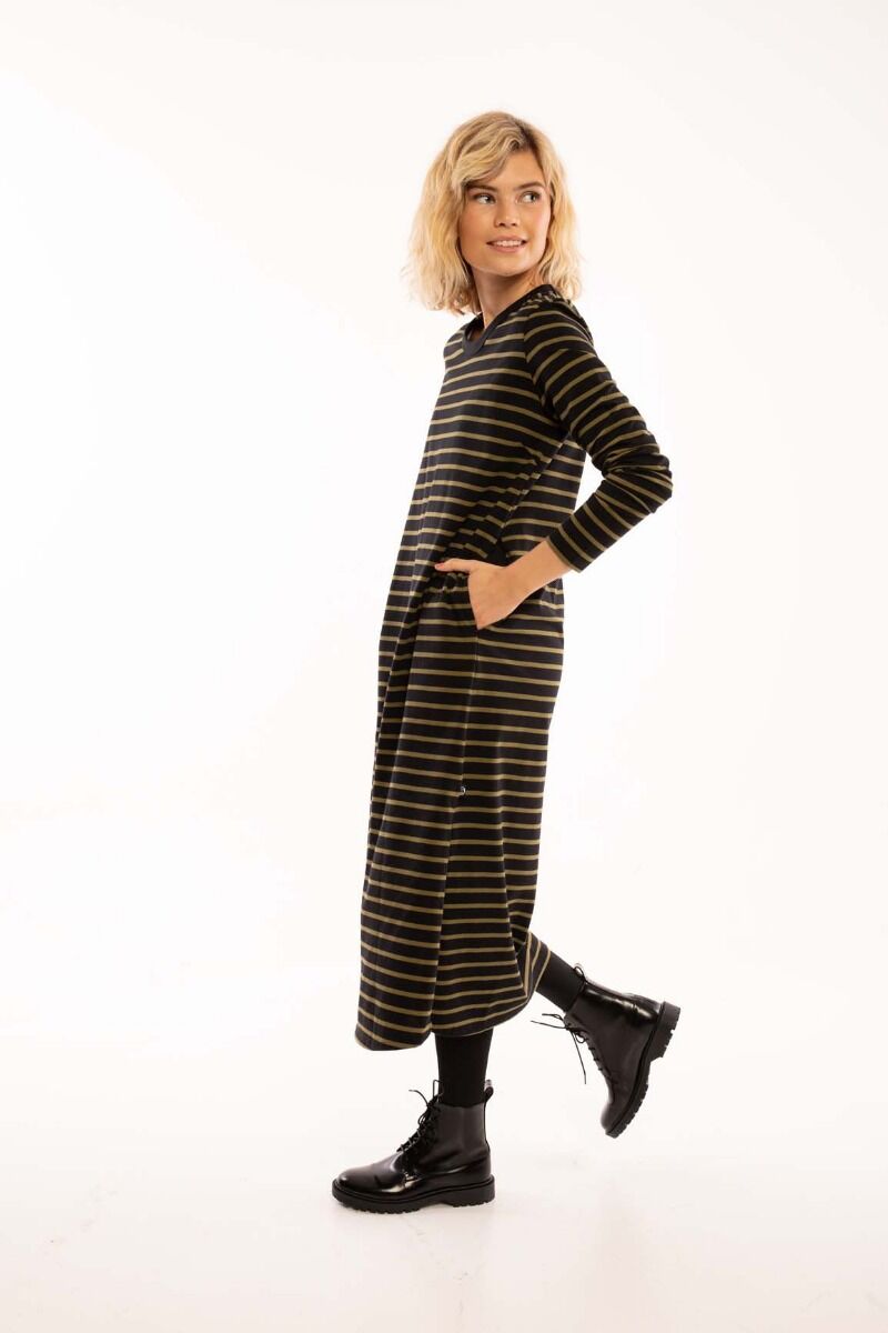 ORGANIC - Lea Dress Black/olive