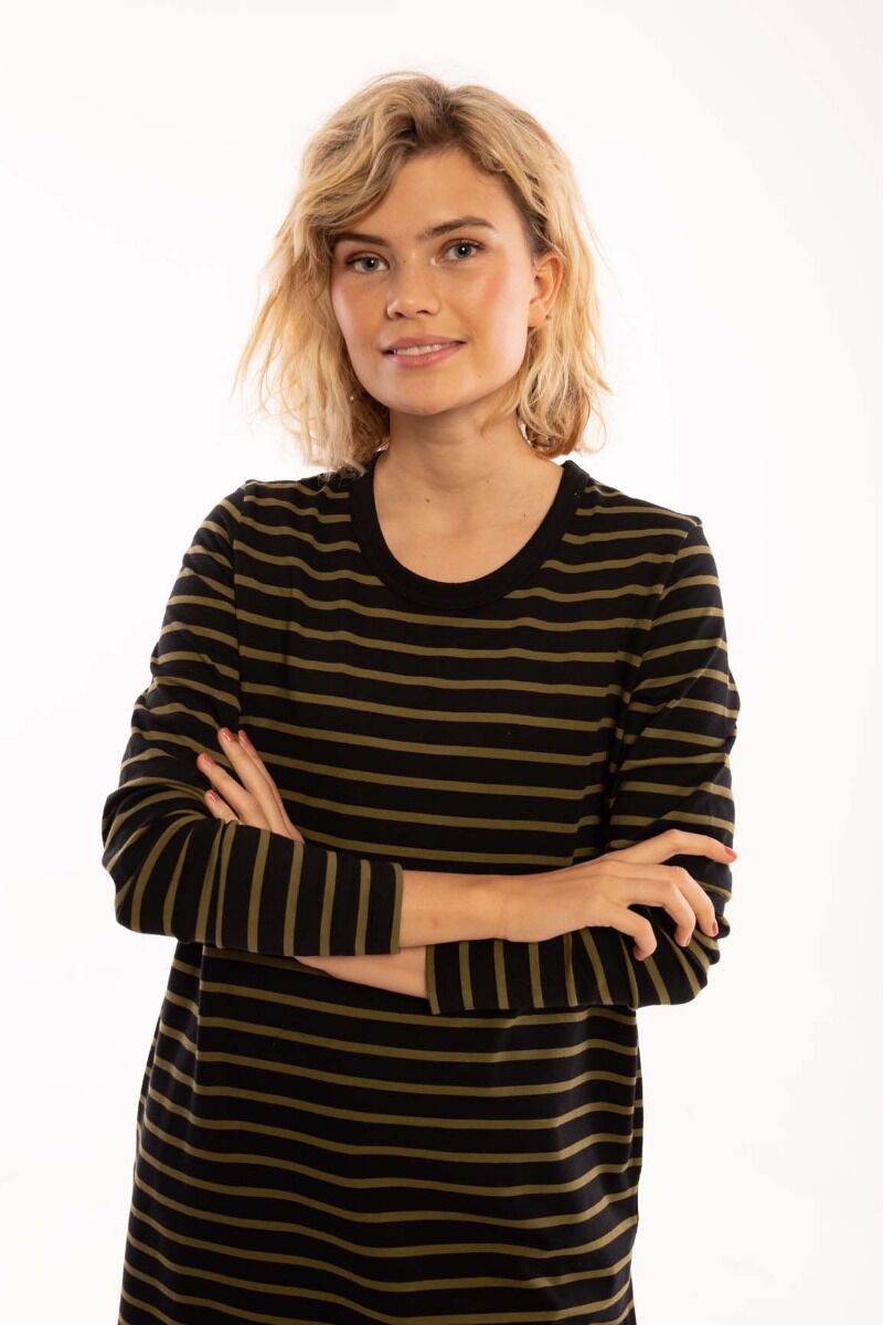 ORGANIC - Lea Dress Black/olive