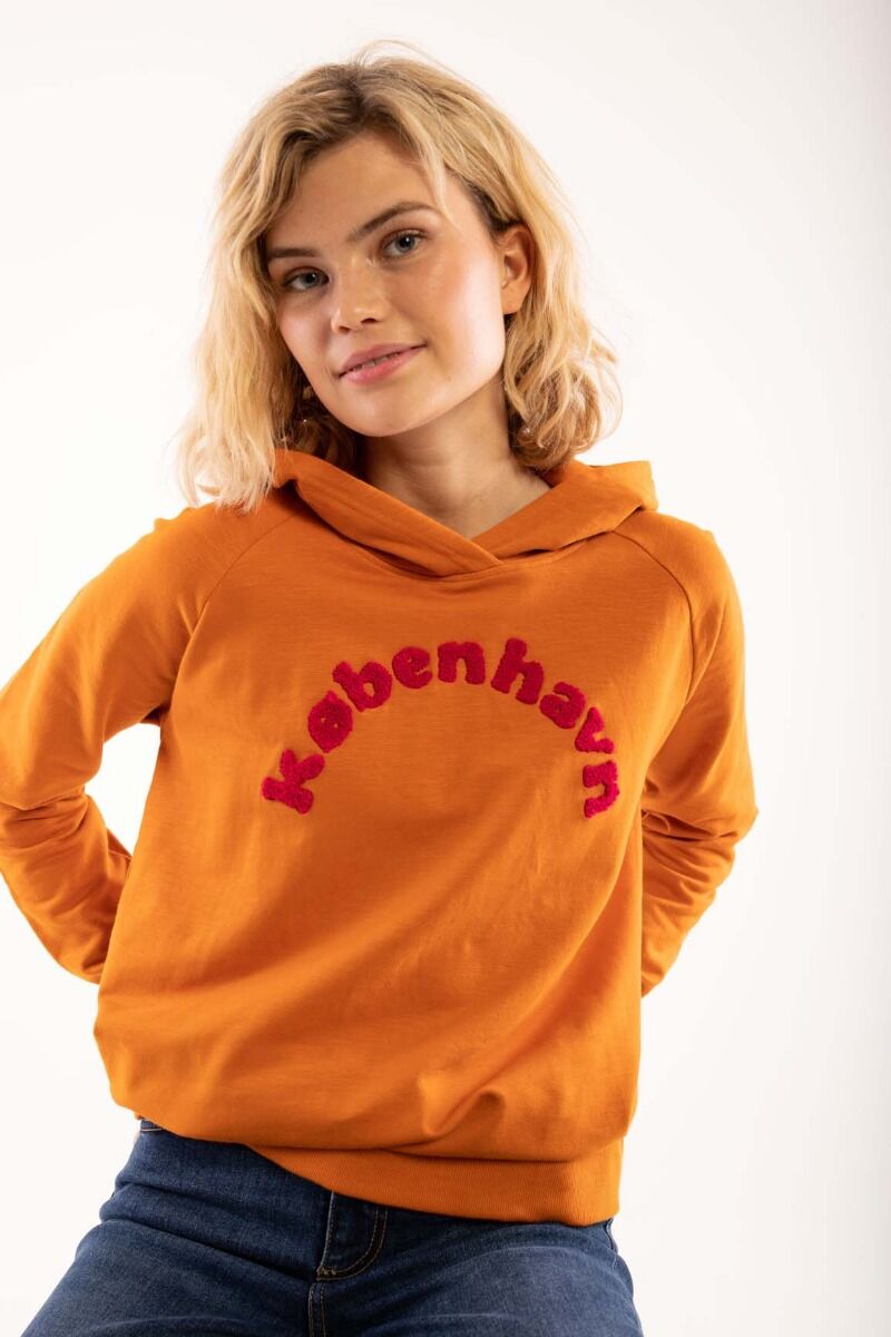 ORGANIC - Oline Hoodie Honey KØBENHAVN
