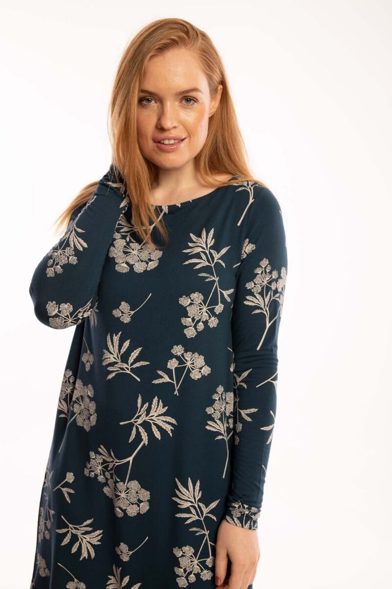 Danenassau Dress Dusty navy HEMLOCK