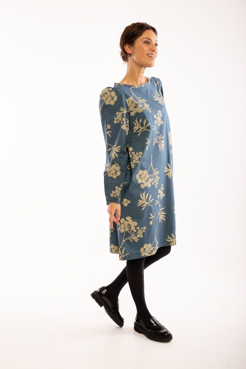 ORGANIC - Danelund Dress Stone blue HEMLOCK
