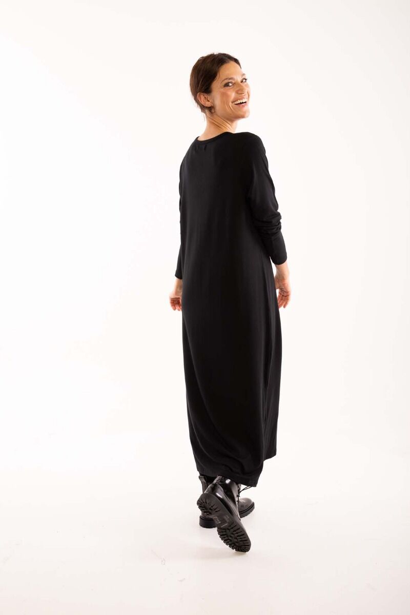 Danecasilda LS Viscose Dress Black