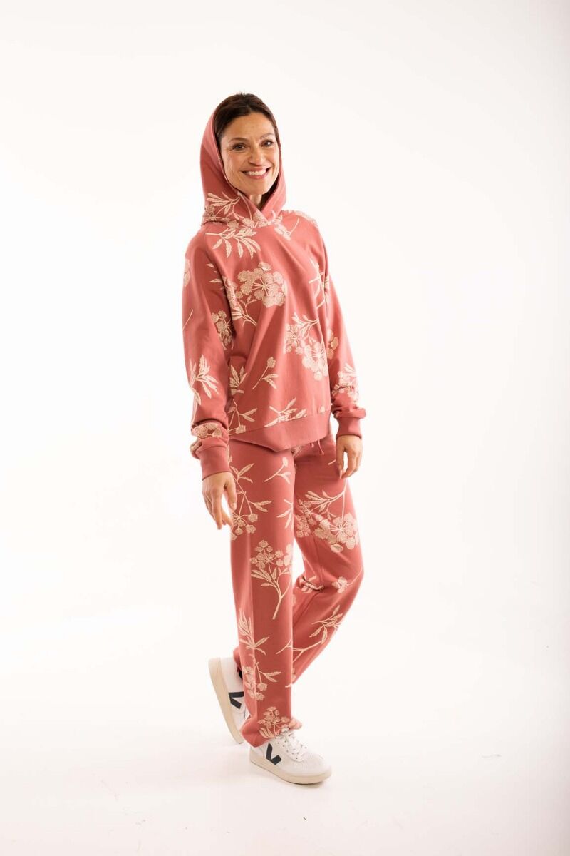 ORGANIC - Oline Hoodie Greyrose/chalk HEMLOCK